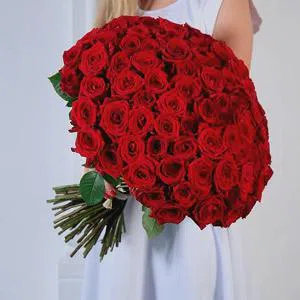 Любовные розы - 101 букет роз