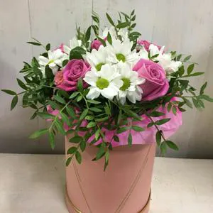 Красочная и сладкая концепция - Коробка с цветами