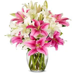 Bouquet Sposa online color pesca con orchidee finte