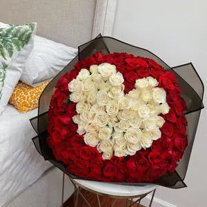 Любовные розы - букет цветов